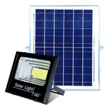 Reflector Solar 100w Lampara Led Panel Solar Control Remoto