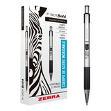 Caja De 12 Plumas Bold Punto Extra Grueso 1.6mm Zebra F 301