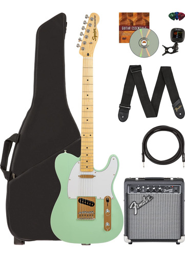 Paquete Fender Squier Affinity Telecaster Con Amplificador .