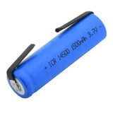 Bateria Pila 14500 3.7v 1500mah Recarga Litio =aa C/terminal