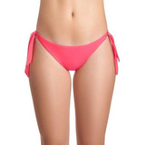 Bikini Calzón Tanga Con Amarras Color Rojo