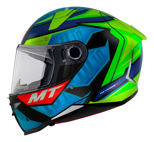 Casco Integral Mt Ff110b Revenge 2 S Moreira A7 Mate 