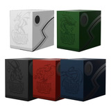 Deck Box Dragon Shield Double Shell Dark 150 + Magic Pokemon