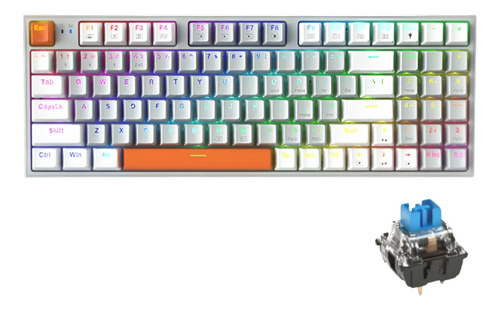 Teclado Machenike K500w Sem Fio Rgb Tri-mode Pronta Entrega