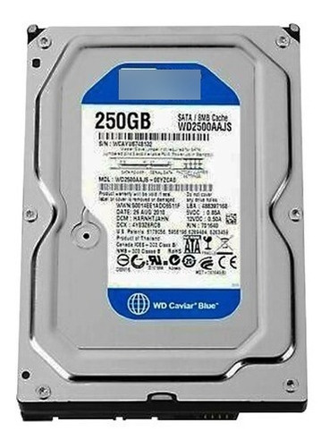 Disco Duro 250gb -  Western Digital - Usado Hdd 3,5