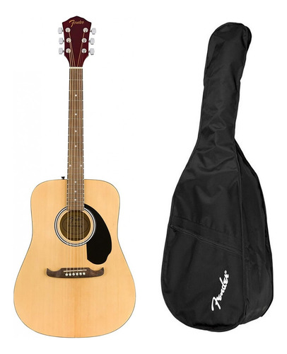 Guitarra Acústica Fender Fa-125 Natural Brillante