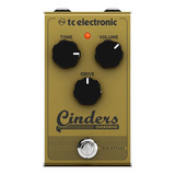 Pedal De Guitarra Tc Electronic Cinders Overdrive Cor Palha