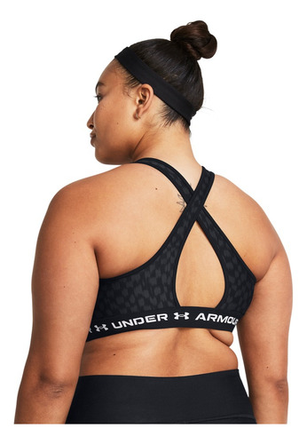 Bra  Para Entrenar Under Armour Crossback Mid Print De Mujer