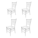 Conjunto 4 Cadeiras Tiffany Infantil Polipropileno