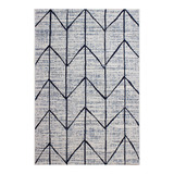 Tapete Decorativo Denim 160x230 Cm Diseño De La Tela Gris