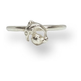 Anillo Plata 925 Infantil Delfin - Ml711-4d