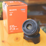 Lente Sony 35mm F1.8 Aps-c