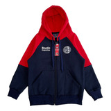 Campera Frizada Niño San Lorenzo Con Licencia Oficial 