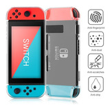 Estuche Duro Protector Antigolpes Tranparente Para Nintendo