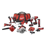 Milwaukee 2695-10cx M18 Kit Combinado Inalámbrico De Iones D