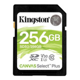 Memoria Sd Kingston Canvasselect Plus 256gb Uhs-i C10 U3 V30