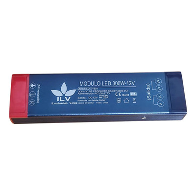 Fuente De Poder Slim Ilv 300w 12v Interior Conmutada