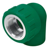 Codo 90° De Ppr, 1', 32mm, Hembra Foset 49863 Color Verde