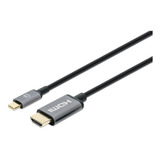 Cable Adaptador Usb-c A Hdmi Manhattan 152235 Negro 4k 1m