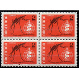 Argentina 1962. Cuadro Del 2p Contra El Paludismo C/variedad