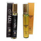 Kit Perfume Masculino Zyone 121 Vip Black 28ml + Charmy 28ml 