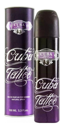 Perfume Cuba Tattoo Edp 100 Ml Dama Original