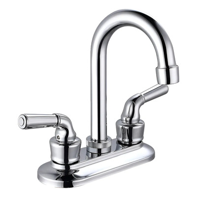 Llave Mezcladora Lavabo Solvex Acero Inoxidable Doble Comando | Meses sin interés