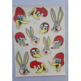 Sticker Calcomania Antiguos : Pajaro L Bunny / Raro Unicos 