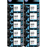 Pack 10 Cartuchos De Tinta Originales Hp 664 Color Mayorista