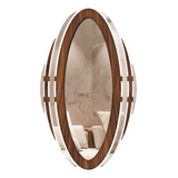 Espelho De Parede Grande Corpo Inteiro Borda Madeira 50x85cm