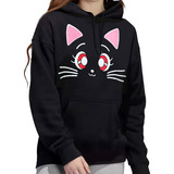 Sudadera Sweater Sailor Moon Luna Black Cat Gato Ng + Regalo