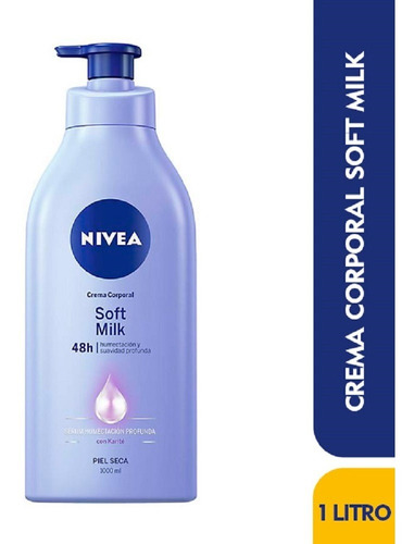 Nivea Crema Corporal Soft Milk - mL a $56