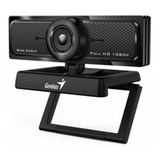 Webcam Genius Widecam F100 V2 Preta Full Hd 1920x1080p 30fps