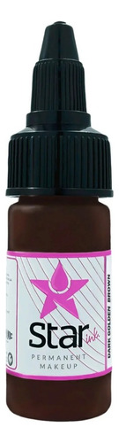 Pigmentos Star Ink - Micro Dermo Cejas  Dark Golden Brown