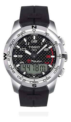 Reloj Tissot Touch Titanium T0474204720700 Correa De Caucho