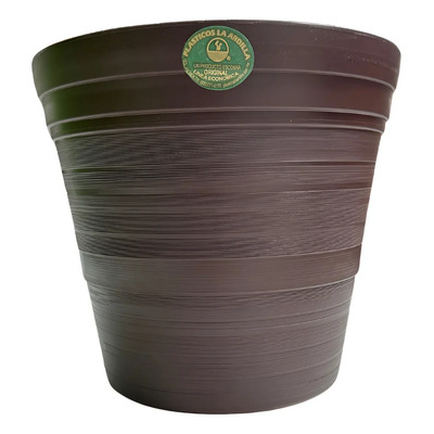Maceta D20.5 A18.8 Chocolate Ardilla - Chocolate - Artesana D20.5 A18.8 | Envío gratis