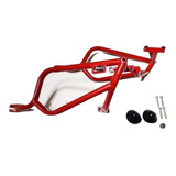 Defensa Bajaj Rouser Ns 200 C/slider Roja Ira