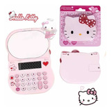 Calculadora Hello Kitty Con Espejo 8 Dígitos