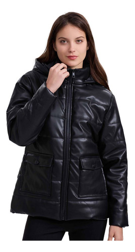 Parka Mujer Full Zipper Negro I Fashion's Park