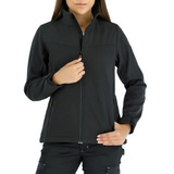 Chaqueta Negra Softshell Quebec Loba Segman