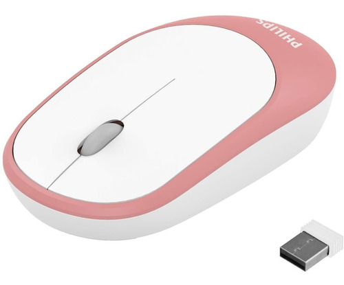 Mouse Inalambrico Philips Anywhere M314 Pink - Revogames