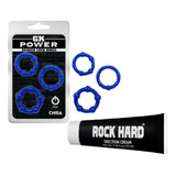 Lubricante Rock Hard & Ani-llos Retardantes Gk Power  Blue