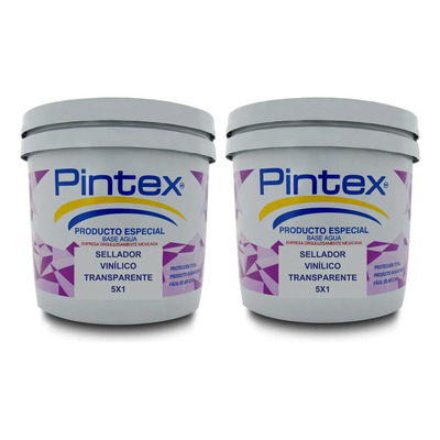 Sellador Vinílico Transparente 5x1 | Int\u002Fext | 2 Pack 3.8lt Transparente | Envío gratis
