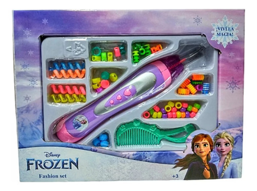 Fashion Set Aplicado Para Pelo Frozen Regalo Para Nenas