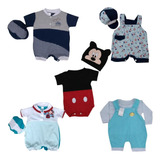 Roupinhas Roupas  Para Bebê Menino Kit Com 5