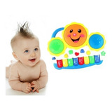 Piano Para Bebe Brinquedo Musical Teclado Infantil Colorido