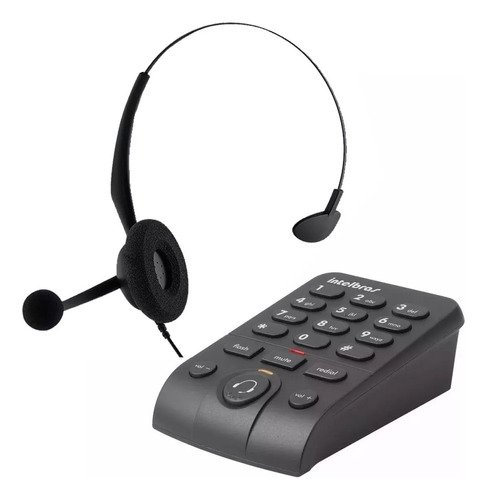 Aparelho Telefone Headset Telemarketing Intelbras Hsb 50