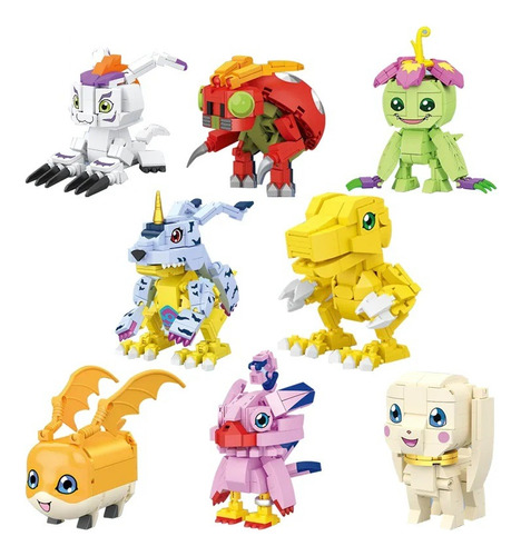Digimon Sembo Coleção Completa Blocos De Montar!
