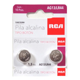 10 Pila Bateria Ag13 Lr44 357 Sr44 L1154 Rca