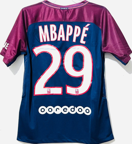 Jersey París 2018 Psg Local Azul Kylian Mbappe